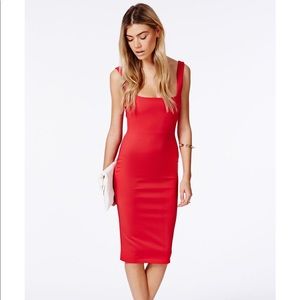 Missguided NWT little red dress US size 2